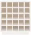 vidaXL Weinregal Weiß 55,5x34x61cm Massivholz Kiefer