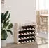 vidaXL Weinregal mit Oberplatte Massivholz Kiefer 67,5x25x60cm (4007558)