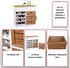 MCW Weinregal B96 Kommode Landhaus 12 Flaschen, Holz 87x86x37cm (MCW-B96)
