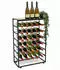 DanDiBo Weinregal Metall Schwarz Stehend 30 Flaschen (96605)