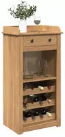 vidaXL Weinschrank PANAMA 57x40x111,5 cm Massivholz Kiefer