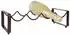 Intirilife Weinregal Tischregal Eisen 4 Flaschen 43x17x11cm (IL-100812)