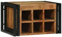 vidaXL Weinregal 2 pcs 46 x 35 x 27,5 cm Massivholz Akazie