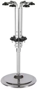 ich-zapfe Thekenst&auml;nder f&uuml;r 6 Flaschen, Silber (4250517513456)
