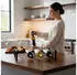 Relaxdays Weinregal 8 Flaschen stapelbar, 2er Set, Metall, schwarz (10052658)