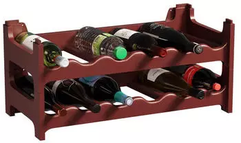 ARTECSIS Weinregal Kunststoff stapelbar, modular, betongrau (UN481344-2BU)