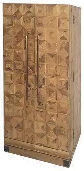 HTI-Living Imelda Barschrank Weinregal Vintage Holzoptik 107cm, 16 Flaschen