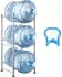 VEVOR Wasserflaschenständer 3-stufig, 18,9L, 3 Flaschen, Silber (3 Water Bottle Rack-S)