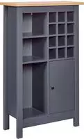 Inter Link Highboard "Nellina" 1 Stk. tlg. Weinschrank, BxTxH: ca. 76,8 x 33 x 124,4