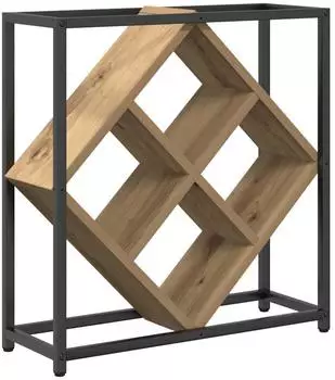 vidaXL Weinregal Artisan-Eiche 51x18x52,5cm Holzwerkstoff