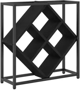 vidaXL Weinregal Schwarze Eiche Holzwerkstoff 51x18x52,5cm (868219)