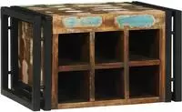 vidaXL Weinregal 2 pcs 46 x 35 x 27,5 cm Massives upgecyceltes Holz