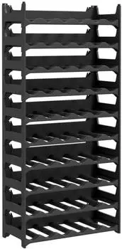 vidaXL Weinregal f&uuml;r 60 Flaschen, PP, stapelbar (3189183)