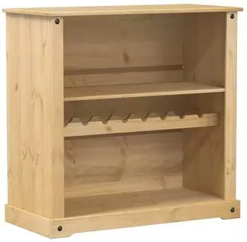 vidaXL Weinschrank Corona 107,5x51x105,5cm Massivholz Kiefer