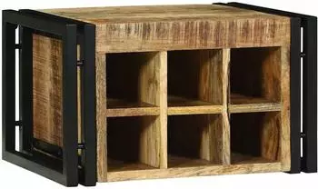 vidaXL Weinregal 2-tlg. Massivholz Mango 46x35x27,5cm (4016757)