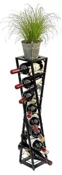 DanDiBo Esperanza Weinregal, Metall, schwarz, 80cm (4260700962503)