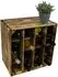 Kistenkolli Altes Land Weinregal 16er geflammt, Holz, 40x40x27cm
