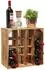 Kistenkolli Altes Land Weinregal 16er geflammt, Holz, 40x40x27cm