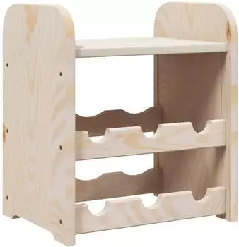 vidaXL Weinregal mit Oberplatte Massivholz Kiefer 33x25x37cm (4007554)