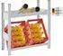 Proregal Chiemsee Vino Getränkekisten- & Weinregal Metall Lichtgrau 82,5x81x33,5cm (PR_RHO91-05)