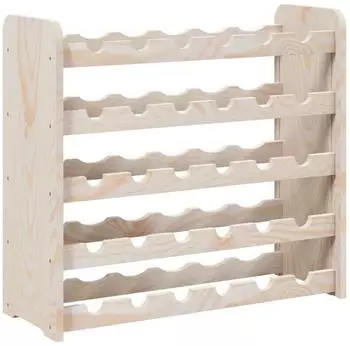 vidaXL Weinregal 67,5x25x60cm Massivholz Kiefer (4007557)