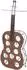 Moebel Direkt Online Claus Flaschenregal Musikinstrument-Motiv Metall/Holz antik 40x106x20cm (036-2273)