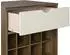 Mid.you Weinregal Concord 12 Fächer, Metall/Holzwerkstoff, dunkelbraun/eiche (001089005202)
