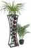 DanDiBo Mika Weinregal stehend, Metall, schwarz, 80cm (96536)