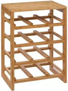 JJA Linha Weinregal, Bambus, 12 Flaschen, 47cm