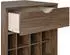 Mid.you Concord Weinregal 12 Fächer, 1 Schublade, walnuss, Metall/Holzwerkstoff (001089005201)