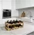Relaxdays Weinregal 8 Flaschen, Bambus, natur (10052645)