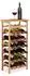 Relaxdays Weinregal 28 Flaschen, 7 Ebenen, Bambus, 47x94x29cm