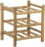 vidaXL Weinregal Bambus Natur