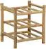 vidaXL Weinregal aus Bambus, natur, 32,5x29,5x36cm