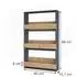 VICCO Repose Weinglasregal goldene Eiche/anthrazit, 60x98cm (55583)