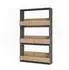 VICCO Repose Weinglasregal goldene Eiche/anthrazit, 60x98cm (55583)