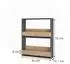 VICCO Weinglasregal Repose goldkraft Eiche/anthrazit, 60x72cm (55580)