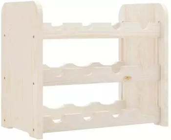 vidaXL Weinregal 43x25x37cm Massivholz Kiefer (4007555)