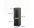 VICCO Weinregal Repose goldkraft Eiche/anthrazit, 30x106cm (55361)