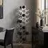 KADIMA DESIGN Weinregal Flammen Aluminium, 27 Flaschen, 31x14x98cm (4251745764443)