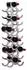KADIMA DESIGN Weinregal Flammen Aluminium, 27 Flaschen, 31x14x98cm (4251745764443)