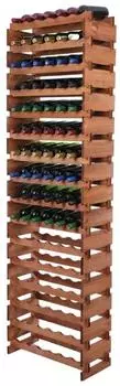 Proregal VINOTECA Flex Pro Weinregal 96 Flaschen, Kiefer, braun (PR_RW41-101)