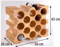 Flaschenw&uuml;rfel Bis &Oslash; 92 Mm F&uuml;r 15 Flaschen, Terracotta