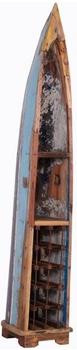 Casa-Padrino Vintage Weinregal Schrank Boot Altholz