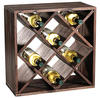 Weinregale braun