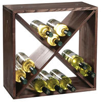 KESPER Weinregal "Regalsystem, Kiefernholz" 1 Stk. tlg. mit Platz f&uuml;r 24 Flaschen
