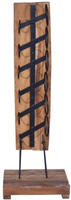 vidaXL Weinst&auml;nder f&uuml;r 6 Flaschen 35x35x100 cm Massivholz Teak