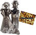 Brubaker Flaschenhalter Hochzeitspaar Metall Skulptur Geschenk Mit Geschenkkarte