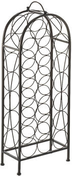 kobolo Weinregal Bow Für 20 Flaschen Mit Bogen Aus Metall Antikbraun