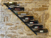 DanDiBo Flaschenhalter Weinregal Diagon 100cm aus Metall Flaschenst&auml;nder...